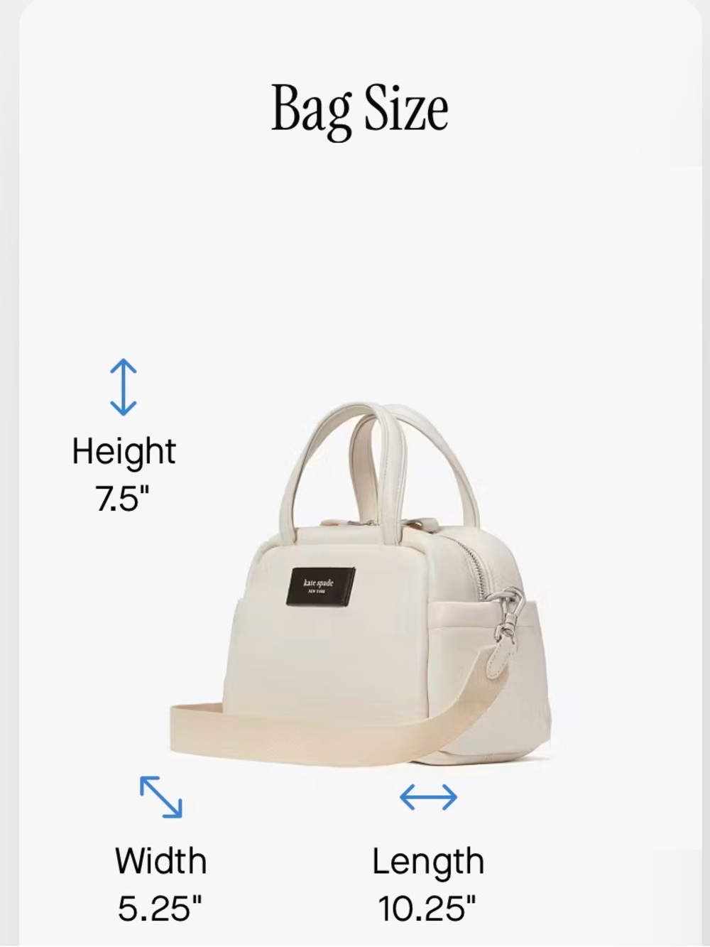 Kate Spade Puffed Crossbody Satchel. Perfect for summer! Soft & supple leather! - Picture 14 of 15